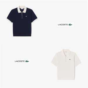 라코스테 LACOSTE 공식브랜드관 여성 하프집업 폴로 PF560E-54N 2컬러 택1 233038