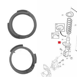 전면 완충기 고무 패드 개스킷 절연체, 볼보 S80 S60 XC90 30666314 31200486