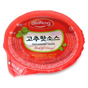 델링 일회용 고추핫소스 한박스(30g x 100ea)