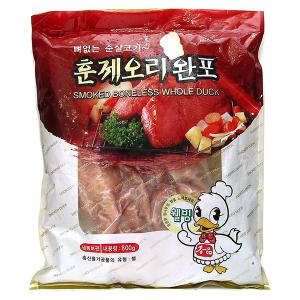 삼아 훈제오리 완포 800g /냉동