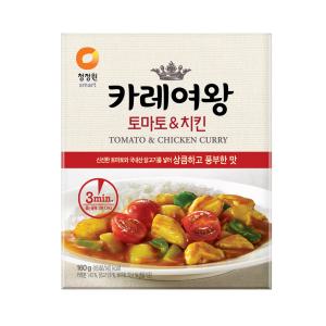 청정원 카레여왕 토마토치킨 160g