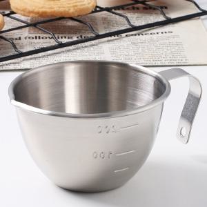 국산304 스텐 손잡이 계량컵 비커 250ml