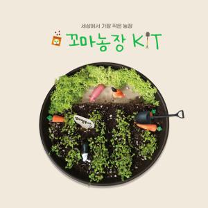 바니그라운드 꼬마 농장 KIT / 식물키트 새싹키우기 어린이 텃밭 선물 유치원 집콕놀이