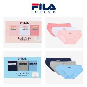 휠라 언더웨어 FILA 키즈여아 남아 삼각팬티 각각 쓰리팩 (BFD6670F 6630M)