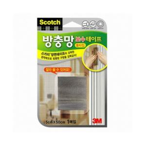 3M 방충망 수선 보수 테이프 5X50cm 롤타입 모기장 셀프 교체 접착식