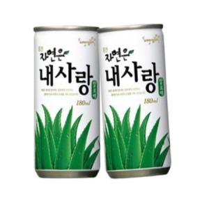 웅진 내사랑 알로에 180ml x 30캔