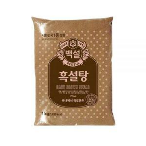 CJ제일제당 백설 흑설탕 1kg x 5개