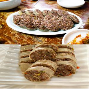 막창순대 1kg 암뽕 대창 순대 돼지 전통 옛날 토종 안뽕 왕