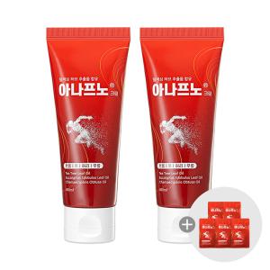 아나프노 관절 근육 통증 스포츠 온열 찜질 마사지 크림 (100ml x 2개 + 샤셰 10ml x 5개)