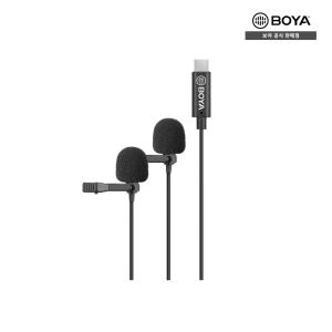 BOYA 보야 BY-M3D USB C타입 듀얼 핀마이크 ok