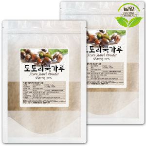 100% 햇도토리묵가루 1kgx2팩(총2kg)도토리전분 묵재료 부침가루