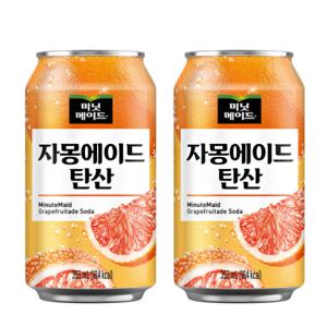 미닛메이드 자몽에이드 탄산 355ml 48캔