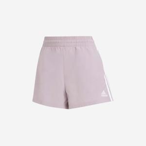 (W) 아디다스 에센셜 3S 우븐 쇼츠 프리러브 피그 - KR 사이즈 Adidas Essential Woven Shorts Preloved Fi