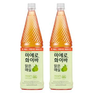 미에로화이바 맑은매실 1.2L X 2개