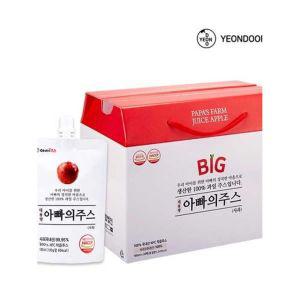 [연두팜] Big 아빠의주스 사과즙 대용량 30개입 1박스 180ml ydoo49