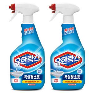 유한양행 유한락스 욕실청소용 대용량 용기 900ml X 2개