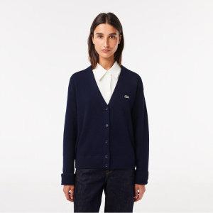 [매장정품] 라코스테 LACOSTE 여성 링스링스 브이넥 가디건 AF9545-53N 549403