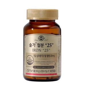 솔가 비헴철 철분제 철분 25 250mg 180정