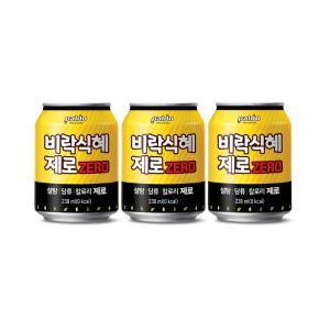 팔도 비락식혜 제로 238ml 24캔(뚱캔)