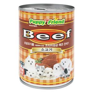 퍼피프랜드 강아지캔 강아지통조림 대용량 습식 간식 소고기 400g