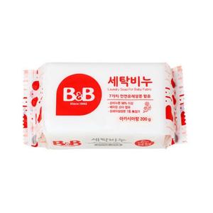 비앤비 세탁비누 200g - 로즈마리/카모마일/아카시아/라벤더