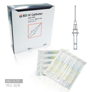 BD 혈관내 튜브카테타 특수바늘 엔지오 50개 1박스 24G (IV catheter)