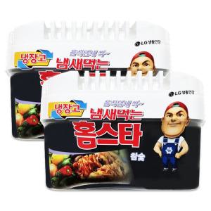 엘지 냉장고 탈취제 냄새먹는 홈스타 참숯 420g X 2개