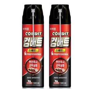 컴배트 스피드 에어졸 바퀴용 500ml X 2개