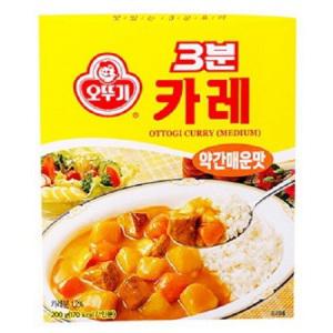 오뚜기 3분카레 약간매운맛 200g x24 무