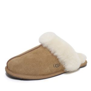 어그 UGG 스커페트2 털슬리퍼 체스트넛 여자 양털 스웨이드 겨울 털신 실내화 신발 1106872-CHE