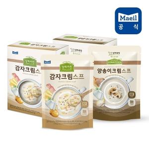 매일 상하키친 혼합 감자크림스프 150g 3팩 + 양송이 크림스프 3팩