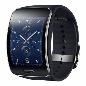 Samsung Galaxy 삼성 갤럭시 Gear S SM-R750 Curved Super AMOLED Smart Watch - Black