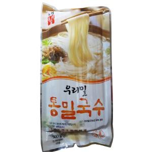 농협 우리밀 급식용 통밀 국수 500g 이강산닷컴