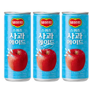 델몬트 스퀴즈 사과에이드 240ml/ 20캔 낱개 포장