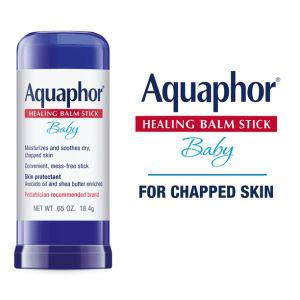 아보카도 오일과 시어 버터가 함유된 Aquaphor 아쿠라포베이비 힐링 밤 스틱 18.4g