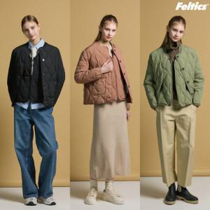 [Feltics] 펠틱스 23FW 여성 퀼팅 패딩 점퍼 + 베스트 2종 세트