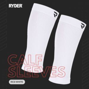 라이더 RYDER RCS WHITE ( 카프 슬리브) 종아리 보호대 배드민턴 탁구 스쿼시 RYDER RCS WHITE