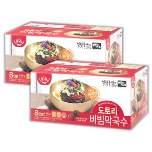 비빔막국수 297.5g x 16 백제 코스트코 도토리 비빔 막국수