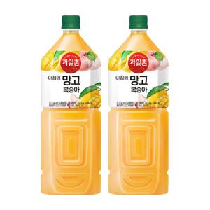 과일촌 아침에 망고복숭아 2L x 2페트_MC