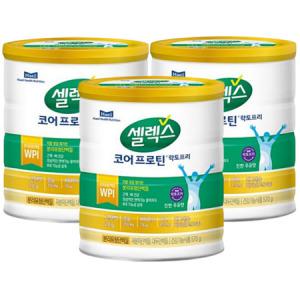 셀렉스 프로틴 락토프리 분리유청 단백질 570g x 3캔