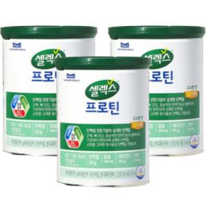 셀렉스 프로틴 고소한맛 304g 3캔 / 단백질 필수아미노산 보충제