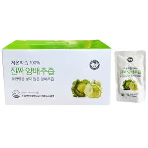 김재식헬스푸드 저온착즙 100% 진짜 양배추즙 100ml x 30개입 1개 / 써클