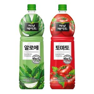 [한번에먹자] 미닛메이드 알로에 1.5L 3페트 + 미닛메이드 토마토 1.5L 3페트, 총 6페트