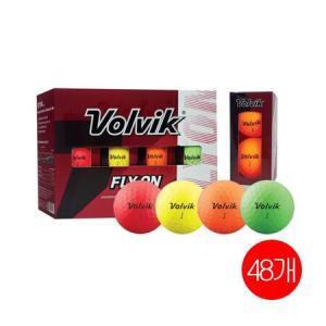 VOLVIK 볼빅 2피스 골프공 48개 무광 컬러볼 플라이온 코스트코