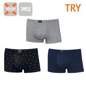 [365buy]TRY 주니어 남성 포인트 면스판 남자 드로즈 팬티 3매