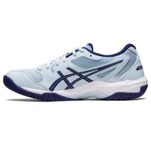 배구운동화 탁구신발 실내체육 ASICS 여성용 젤 로켓 10 배구화 스카이인디고 블루