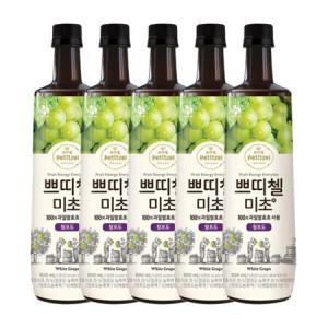 쁘띠첼 미초 청포도 900ml 5개_MC