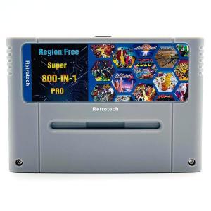 Retrotech Super 800 In 1 Cartridge For SNES Nintendo 16Bit Game Console - Gray