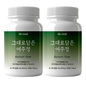 닥터루트 그대로담은 여주정 500mg 90정 2통 국내산 유기농 여주