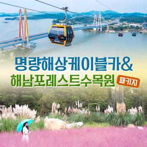 [진도] 명량 해상케이블카+포레스트수목원(~10.31)/해남가볼만한곳/공룡박물관/명량대첩/진도여행/수목원/힐링/자연체험